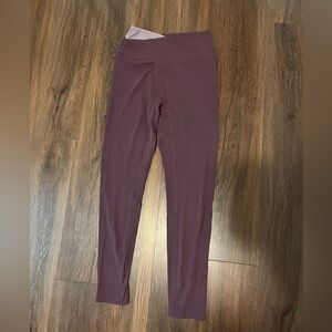 Halara Criss Cross Front 7/8 leggings - Purple